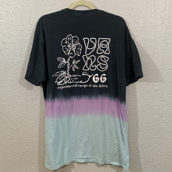 Vans Tie-dye Festival Screen Print Front/Back Short Sleeve 100% Cotton size L - Picture 4 of 11